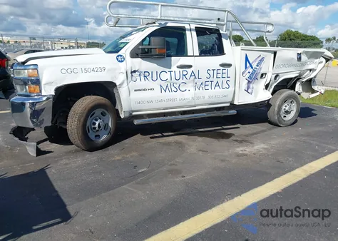 2015 Chevrolet Silverado 2500Hd Wt из США, поврежденный, VIN 1GB2CUEGXFZ511799